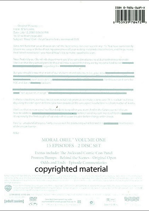 Moral Orel Volume One The Unholy Edition (DVD 2006) DVD Empire