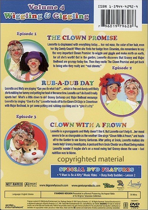 Big Comfy Couch, The Volume 4 (DVD 2006) DVD Empire