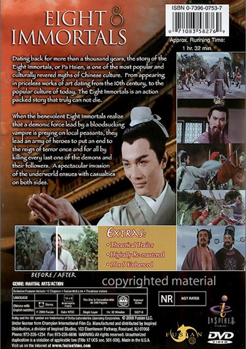 Eight Immortals (DVD) DVD Empire