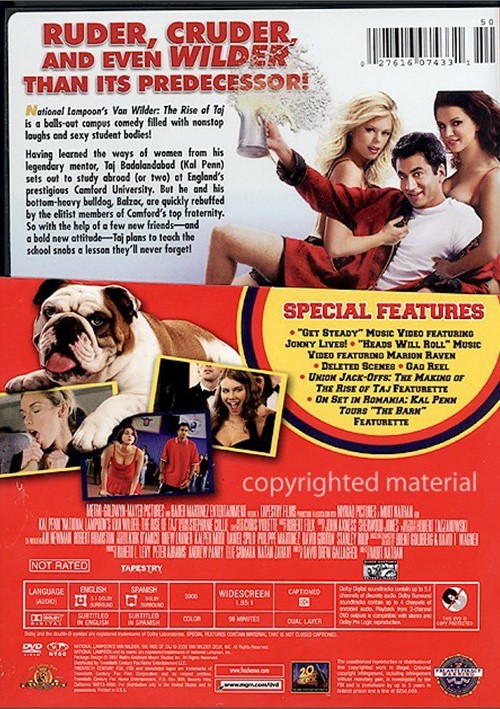 National Lampoon's Van Wilder The Rise Of Taj (Unrated) (DVD 2006