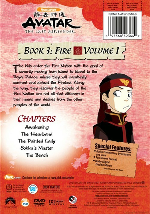 avatar book 3 fire dvd