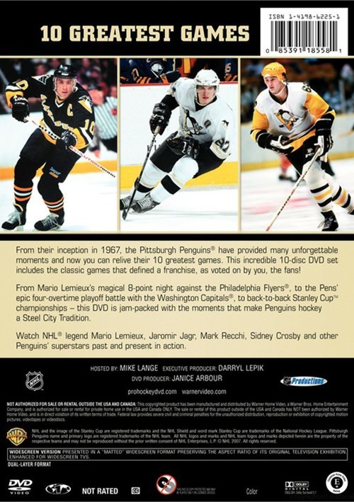 NHL Pittsburgh Penguins 10 Greatest Games (DVD 2007) DVD Empire