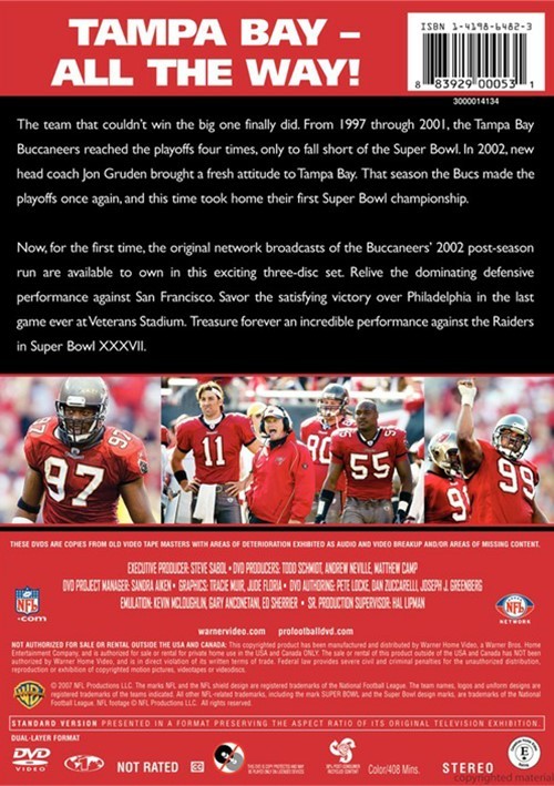 NFL Greatest Games Series Tampa Bay Buccaneers 2002 Playoffs (DVD
