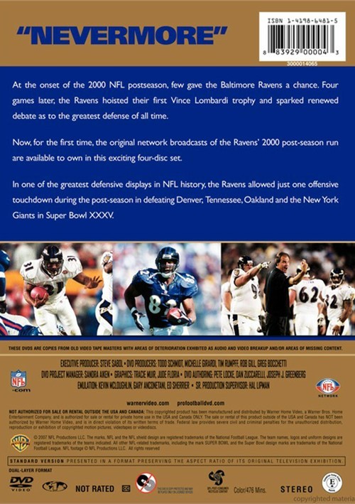 NFL Greatest Games Series Baltimore Ravens 2000 Playoffs (DVD 2000
