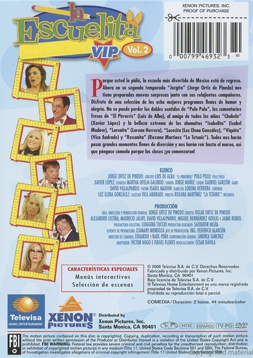La Escuelita VIP: Vol. 2 (DVD) | DVD Empire