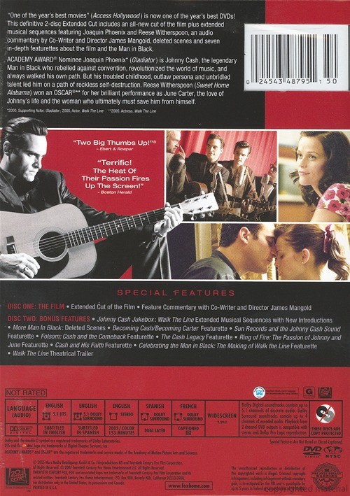 Walk The Line Extended Cut (DVD 2005) DVD Empire