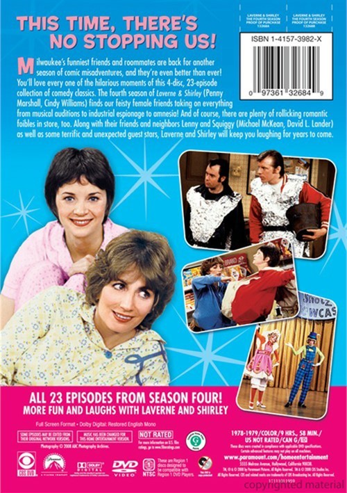 Laverne & Shirley: The Fourth Season (DVD 1978) | DVD Empire