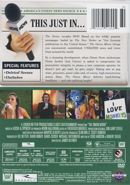 Onion Movie, The (DVD 2008) DVD Empire