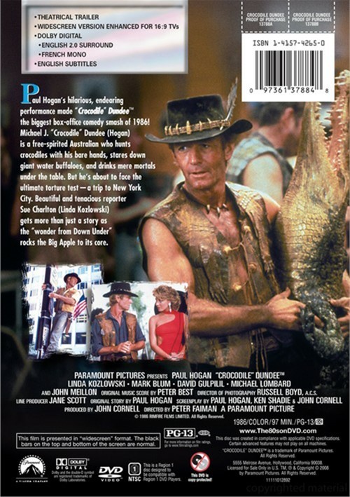 Crocodile Dundee (I Love The 80's) (DVD 1986) DVD Empire