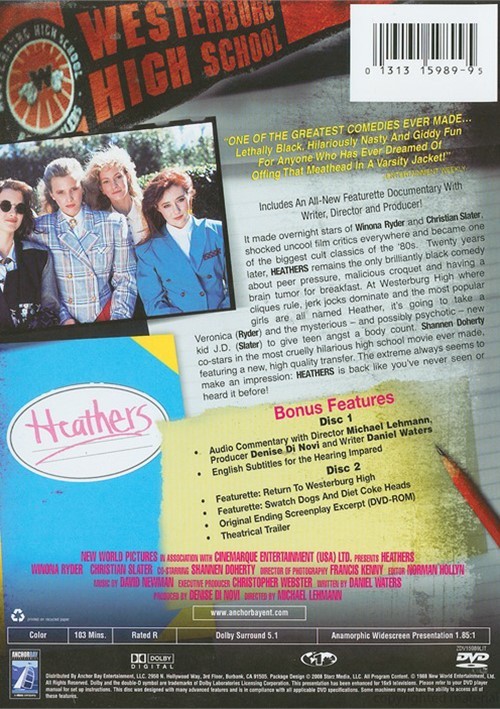 Heathers 20th High School Reunion Edition (DVD 1988) DVD Empire
