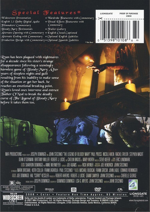Legend Of Bloody Mary, The (DVD 2008) DVD Empire