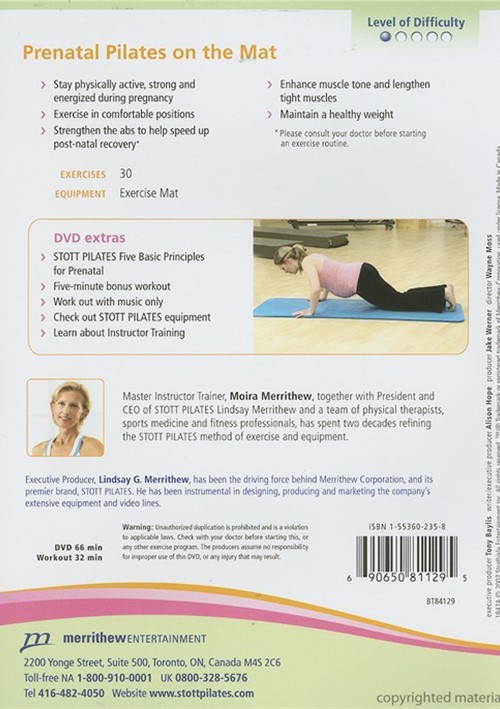 Stott Pilates Prenatal Pilates On The Mat (DVD) DVD Empire