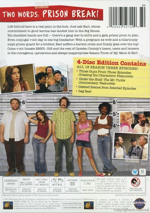 MY NAME IS EARL SEASON 3 visual data 5