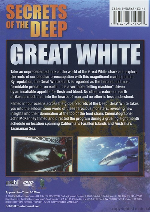 Secrets Of The Deep Great White (DVD) DVD Empire