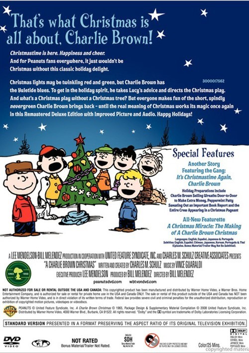Charlie Brown Christmas, A Deluxe Edition (DVD 1965) DVD Empire