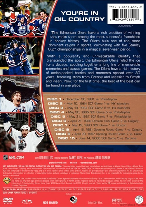 NHL Edmonton Oilers: 10 Greatest Games (DVD)  DVD Empire