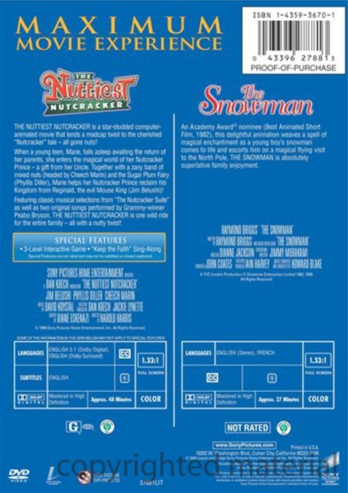 Nuttiest Nutcracker, The / The Snowman (Double Feature) (DVD) DVD Empire