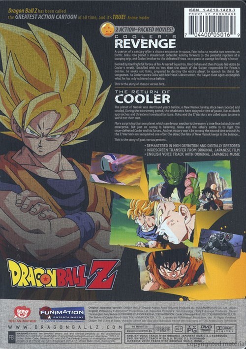 Dragon Ball Z Cooler's Revenge / The Return Of Cooler (Double Feature) (DVD) DVD Empire