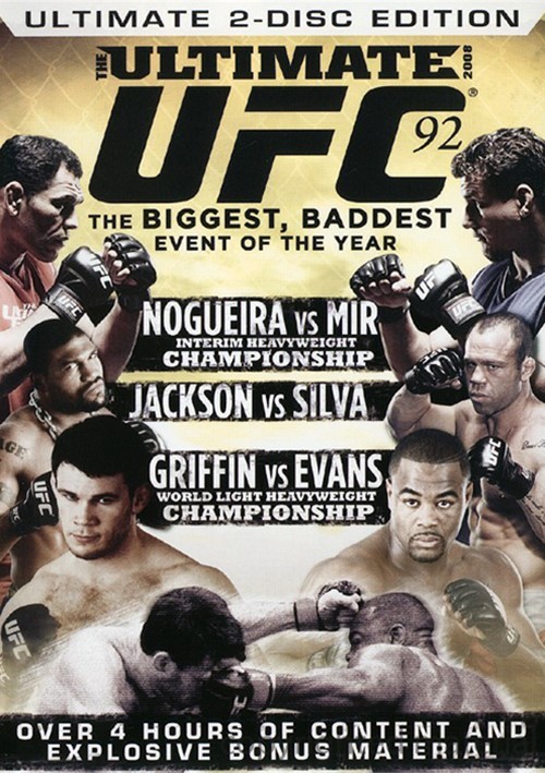 UFC 92 The Ultimate 2008 (DVD 2009) DVD Empire