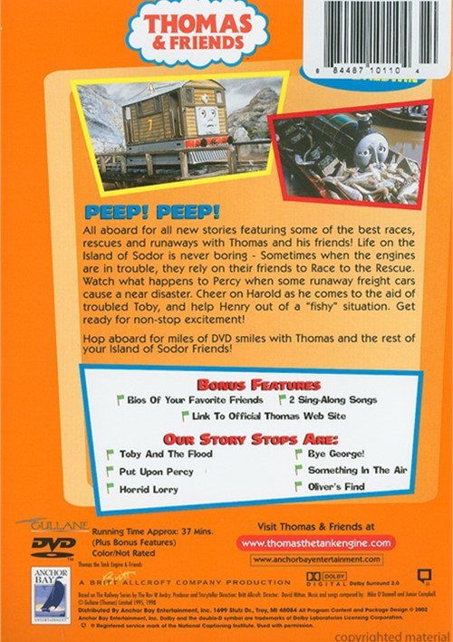 Thomas & Friends Races, Rescues & Runaways (DVD 1998