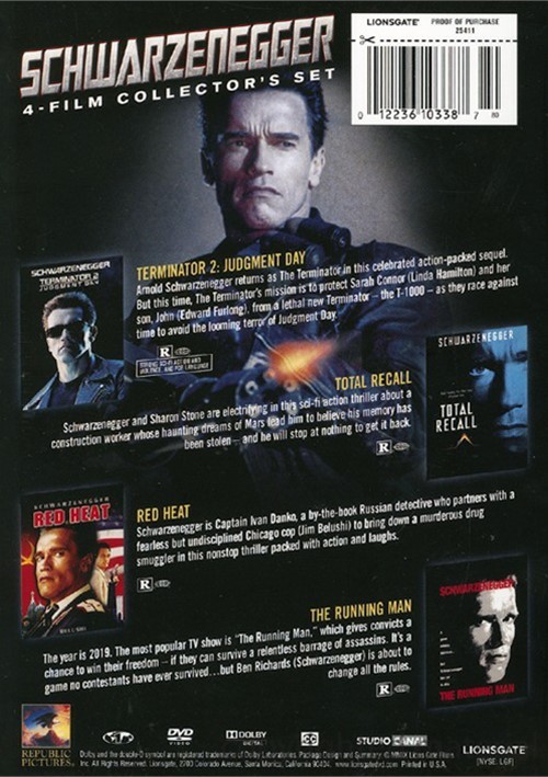 Schwarzenegger: 4 Film Collection (DVD) | DVD Empire