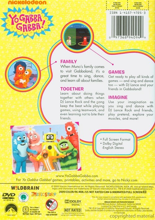 Yo Gabba Gabba: Meet My Family (DVD 2009) | DVD Empire