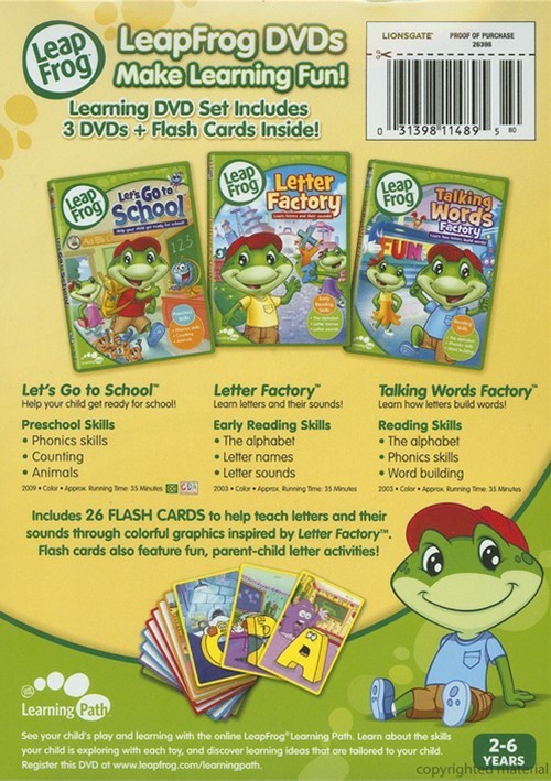 Leap Frog: Learning DVD Set (DVD) | DVD Empire