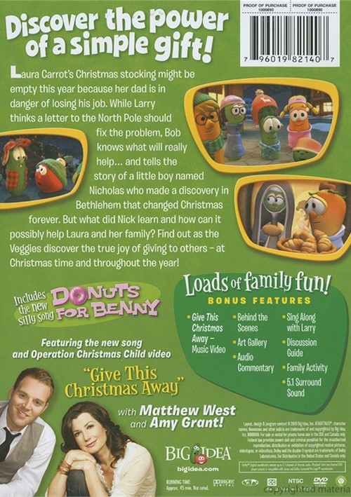 Veggie Tales: Saint Nicholas - A Story Of Joyful Giving (DVD) | DVD Empire