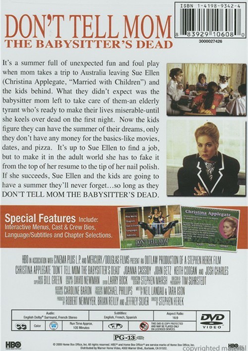 Don't Tell Mom The Babysitter's Dead (DVD 1991) | DVD Empire