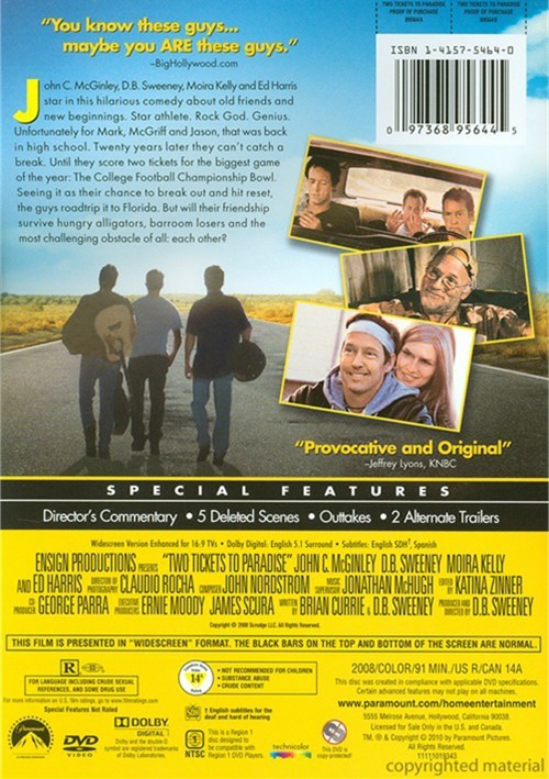 Two Tickets To Paradise (DVD 2008) DVD Empire