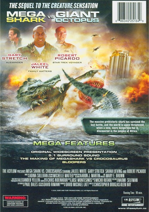 Mega Shark Versus Crocosaurus (DVD 2010) DVD Empire Mega Shark Versus Crocosaurus (DVD 2010) DVD Empire