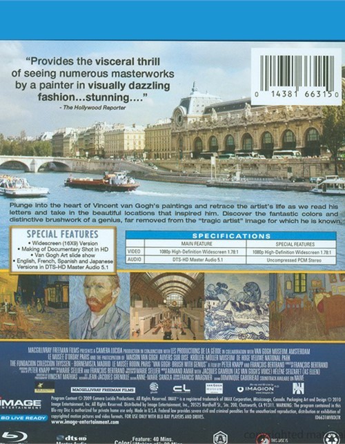IMAX Van Gogh Brush With Genius (Bluray 2009) DVD Empire