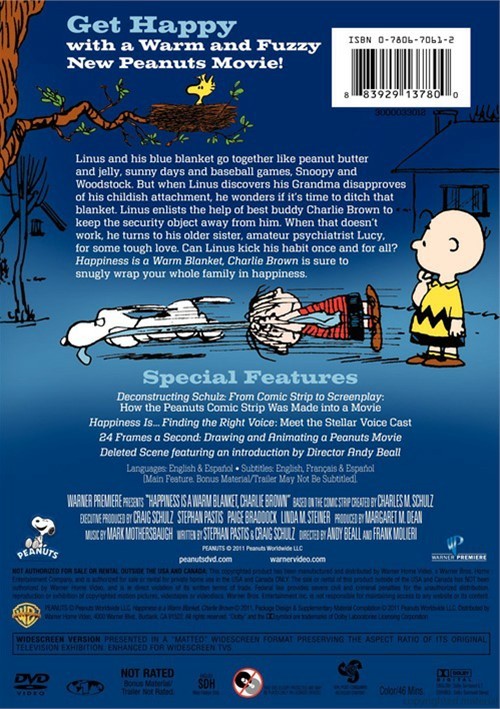 Happiness Is A Warm Blanket, Charlie Brown (DVD 2011) DVD Empire