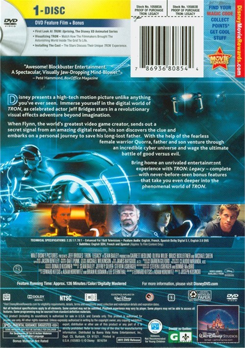 Tron: Legacy (DVD 2010) | DVD Empire