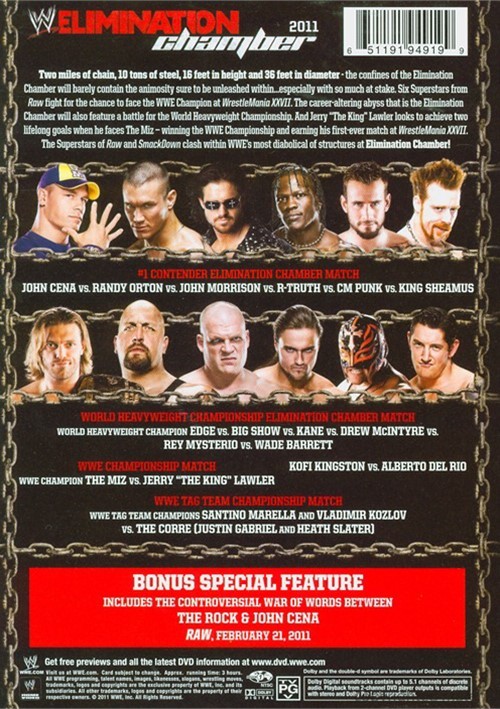 WWE Elimination Chamber 2011 (DVD 2011)  DVD Empire