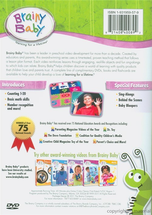 Brainy baby 123 s deluxe edition dvd dvd empire