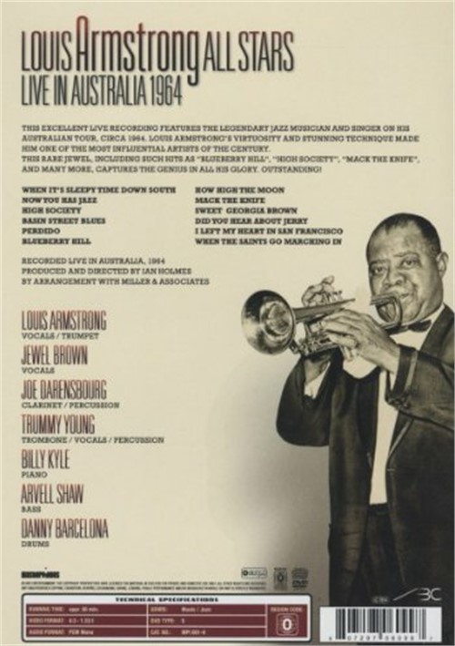 Louis Armstrong Live In Australia 1964 (DVD) DVD Empire