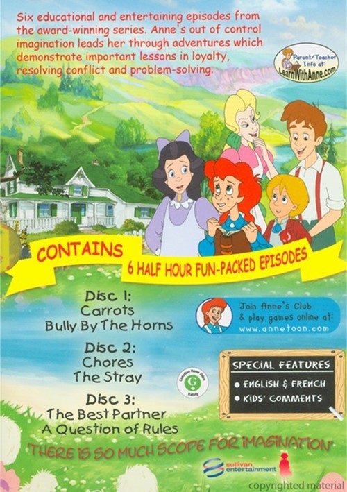 Anne Of Green Gables: The Animated Series Volumes 4-6 (DVD) | DVD Empire