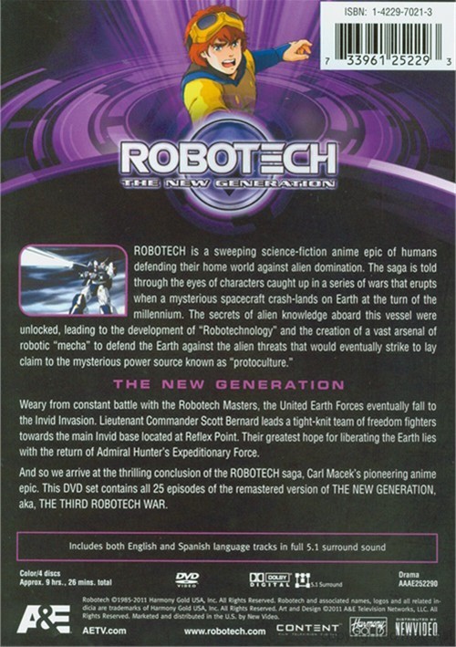 Robotech: The New Generation - The Third Robotech War (DVD) | DVD Empire
