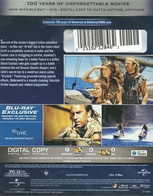 Waterworld (Bluray + DVD + Digital Copy) (Bluray 1995) DVD Empire
