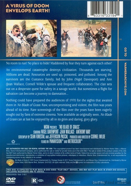 No Blade Of Grass (DVD 1970) DVD Empire