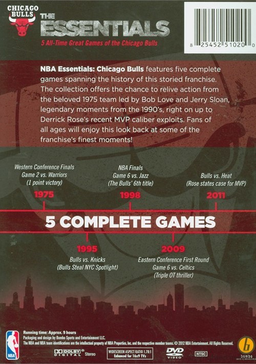 NBA Essential Games Of The Chicago Bulls (DVD) DVD Empire