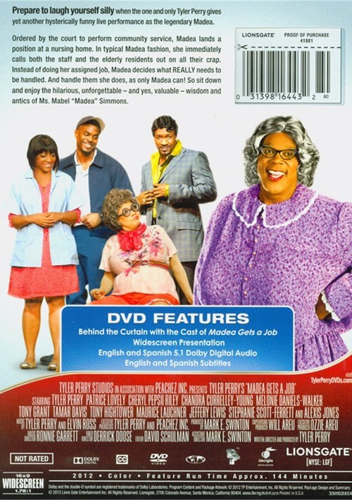 Madea Gets A Job Play Full Movie Free Madea Gets A Job (DVD 2012) | DVD Empire