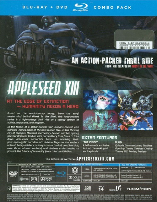 Appleseed XIII The Complete Series Alternate Art (Bluray + DVD