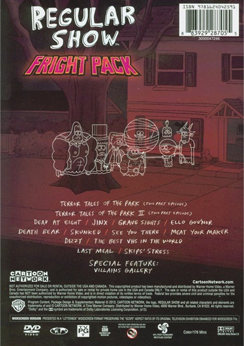 Regular Show Fright Pack (DVD) DVD Empire