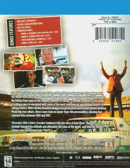 ESPN Films 30 For 30: The U (Blu-ray 2010) | DVD Empire - 30 For 30 The U Part 2 Full Episode
