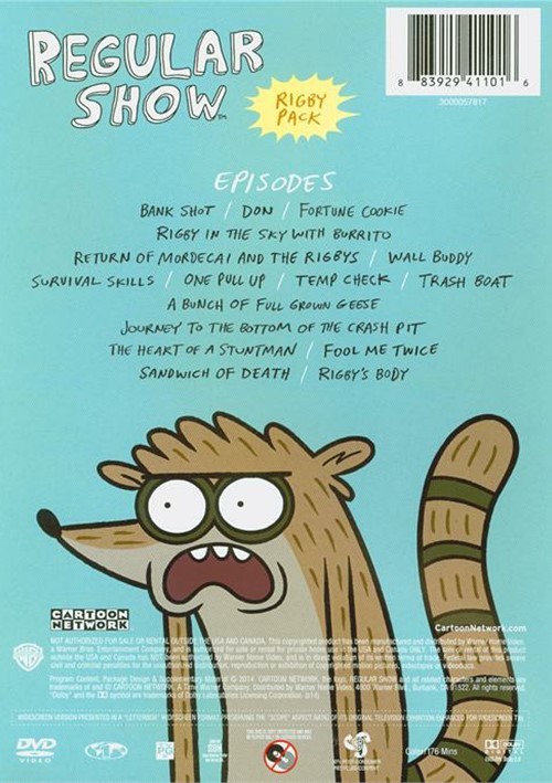 Regular Show Rigby Pack (DVD) DVD Empire