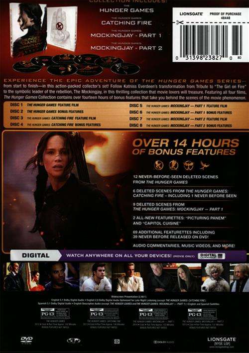 Hunger Games, The The Complete 4Film Collection (DVD + UltraViolet