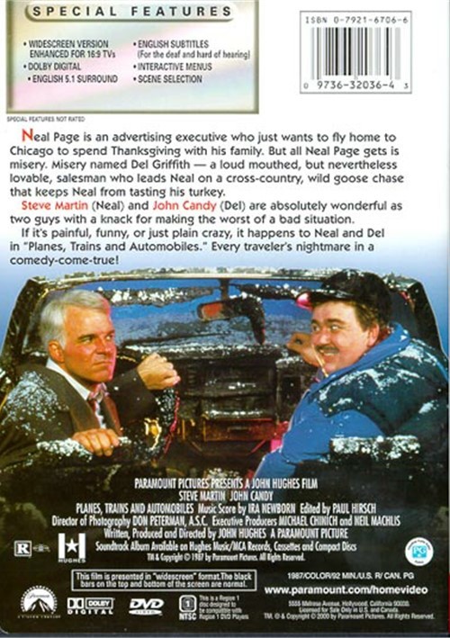Planes, Trains And Automobiles (DVD 1987) DVD Empire