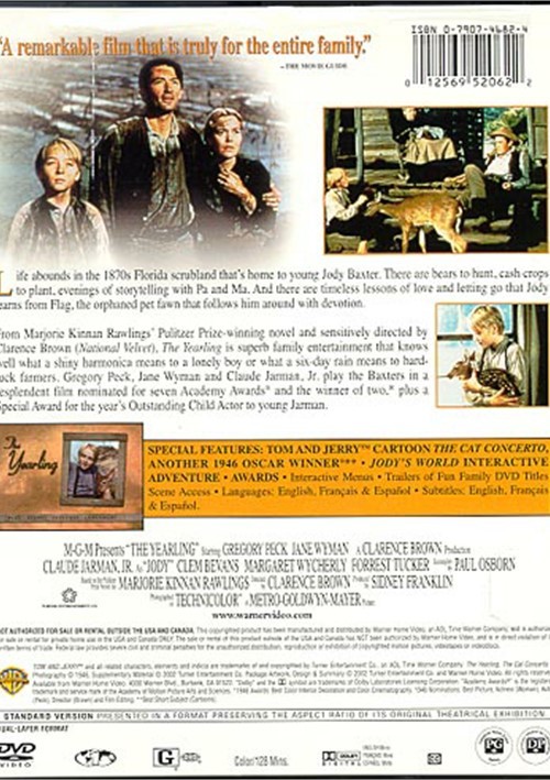 Yearling, The (DVD 1946) DVD Empire